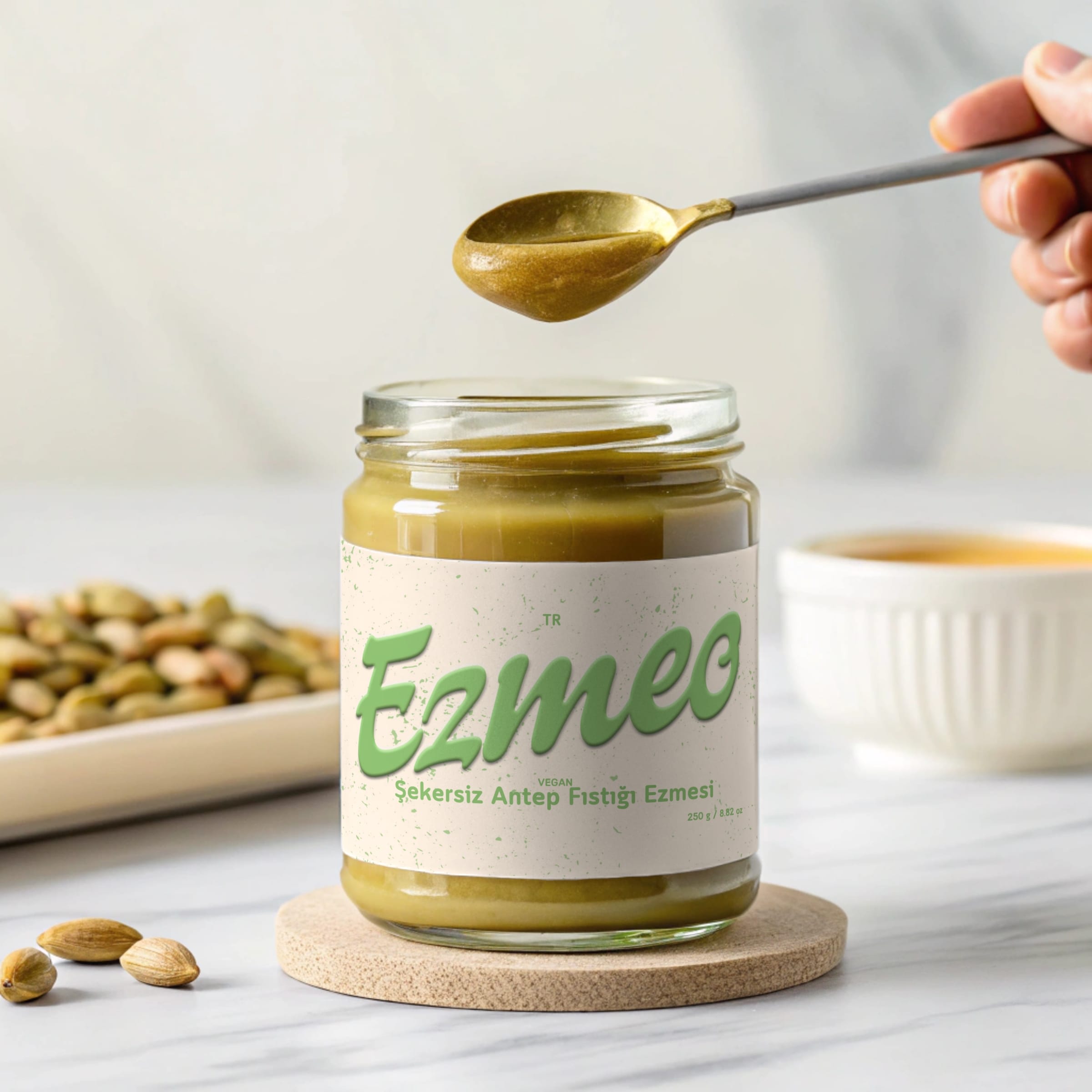 Şekersiz Antep Fıstığı Ezmesi