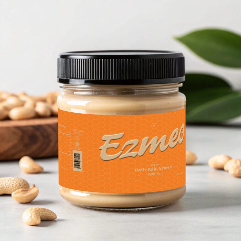 Ezmeo Ballı Kaju Ezmesi cam kavanoz ambalajlı